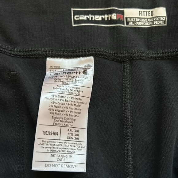 Carhartt Flame resistant carpenter style joggers - Picture 3 of 5